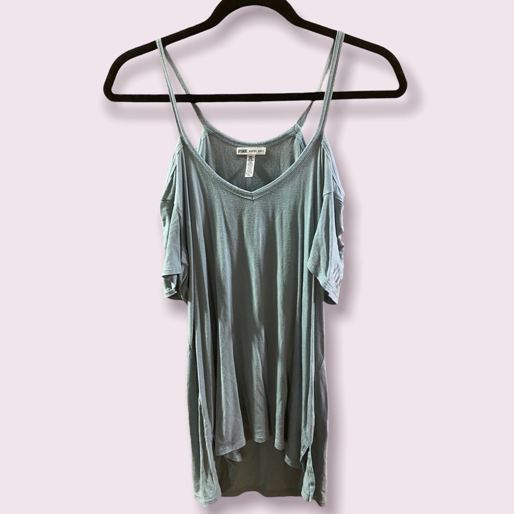 PINK VS cold shoulder top